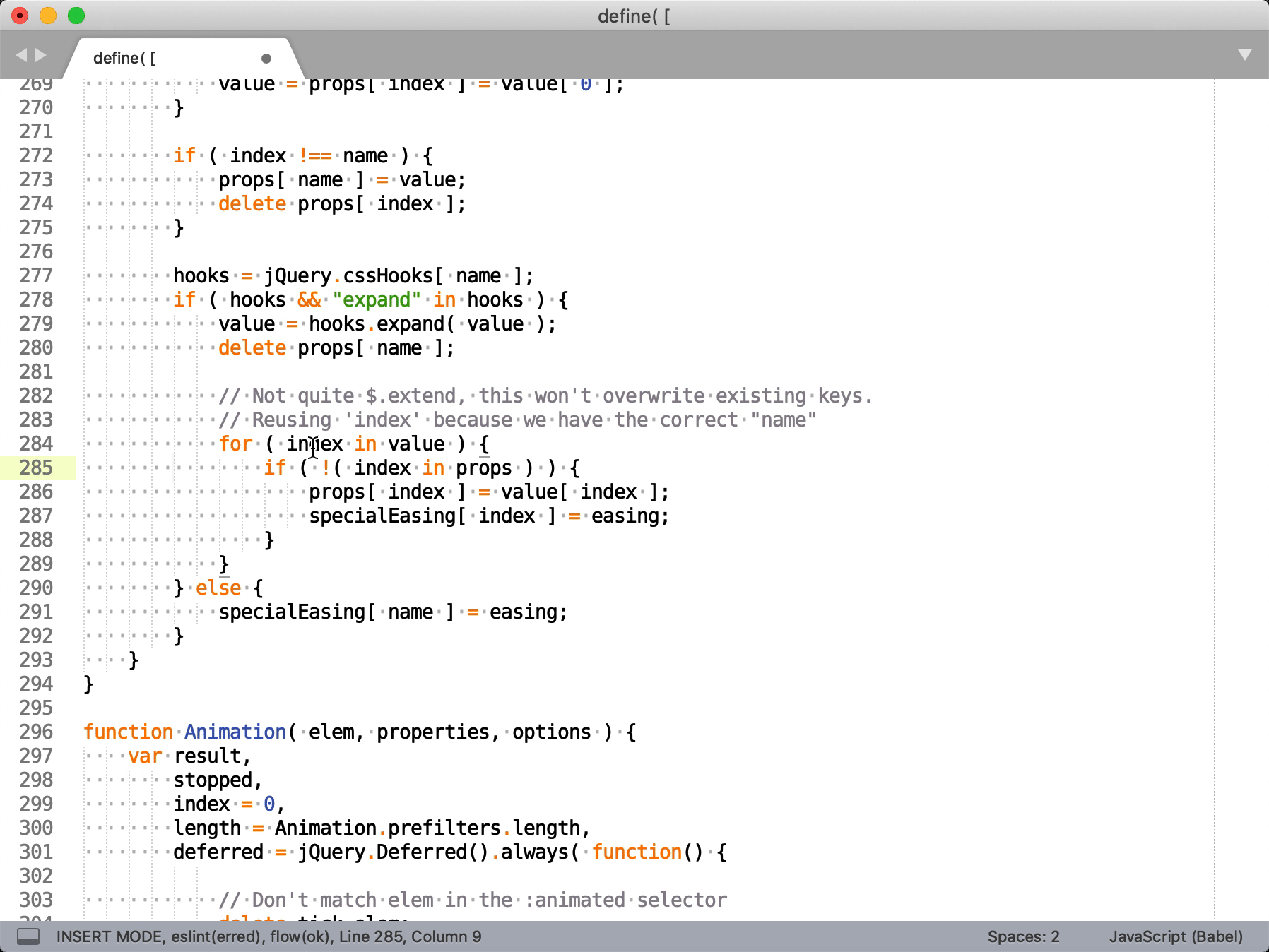 Sublime Text multiple ranges management